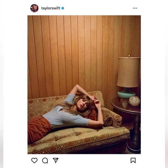 Urban Outfitters Taylor Swift Midnights BDG High Rise Baggy Corduroy Pants- 31 - Picture 3 of 14